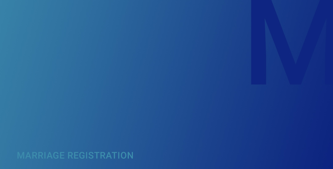 Marriage registration 